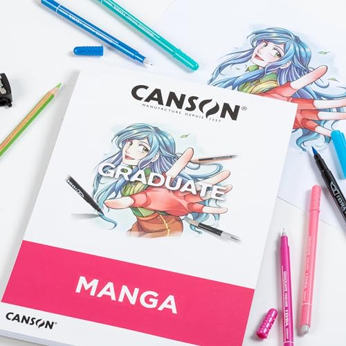 Canson Graduate Comic & Manga Illustration Paper Pad, 11x14 in