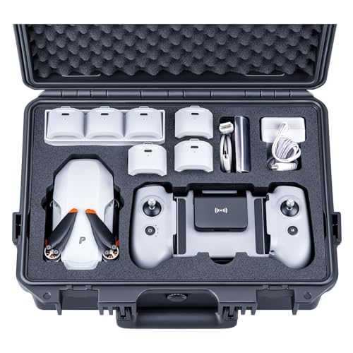 Lykus Titan AM100 Waterproof Hard Case for Potensic Atom 2/3-Axis/SE/LT - color: Black