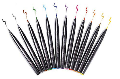 Pentel SESF30 °C BX Extra Fine Paint Brushes (Set of 1, Red - color: Red, size: 1 Count (Pack of 1)