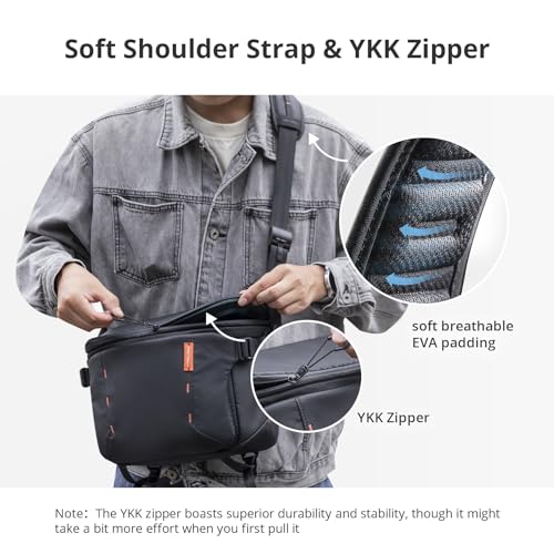 PGYTECH OneMo Sling Camera Bag 7-9L Grey Camo Crossbody Camera Shoulder Bag - color: Grey Camo, size: 7L-9L, style: Onemo Sling 7l