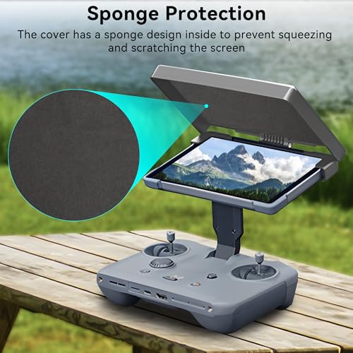 RC Pro 2 Controller Sun Hood - Screen Protector Sunshade Cover Remote Control Accessories for DJI Mavic 4 Pro/Mini 4 Pro/Air 3/Air 3S Drone