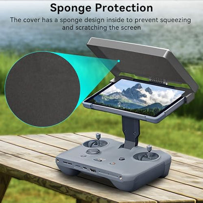 RC Pro 2 Controller Sun Hood - Screen Protector Sunshade Cover Remote Control Accessories for DJI Mavic 4 Pro/Mini 4 Pro/Air 3/Air 3S Drone