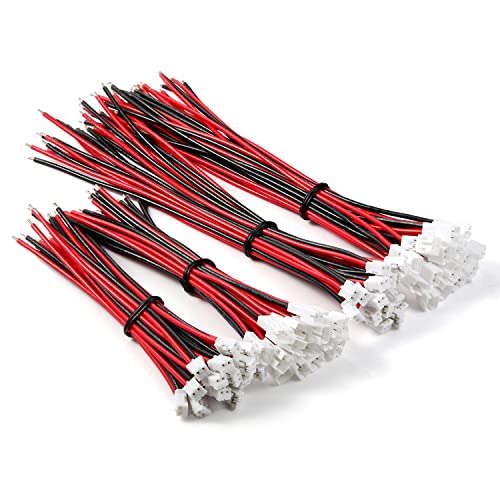 CHANZON 30Pairs Jst PH 2.0 mm Pitch 22AWG 2 Pin Plug Connector 10cm & 15cm - color: PH2.0mm, size: 10cm & 15cm set