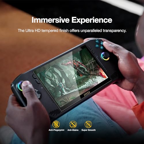 magglass Screen Protector for MSI Claw A1M, UHD Tempered Glass Display Guard (Handheld Gaming Console) (HD) - color: HD