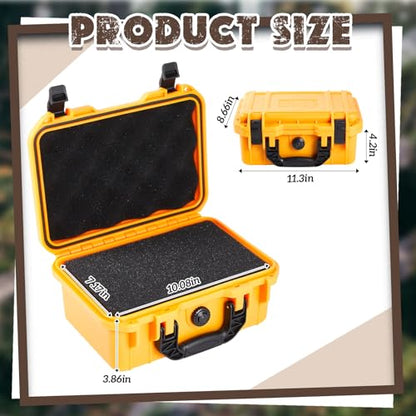 Relaxweex 11.3 x 8.7 x 4.2 Inch Hard Case, Grid Shell, Yellow - color: Yellow, size: 11.3 x 8.7 x 4.2 Inch, style: Grid Shell