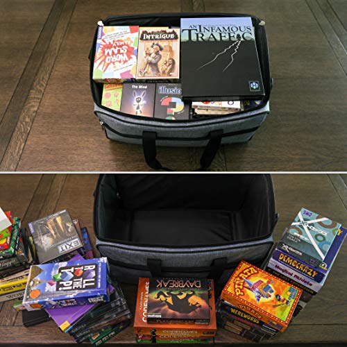 Allplay Game Haul Board Game Bag, Heavy-Duty Carry Case with Shoulder Strap