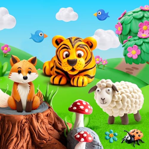 Air Dry Clay 82 Colors, Modeling Magic Clay Gift for Kids - color: 82 Colors