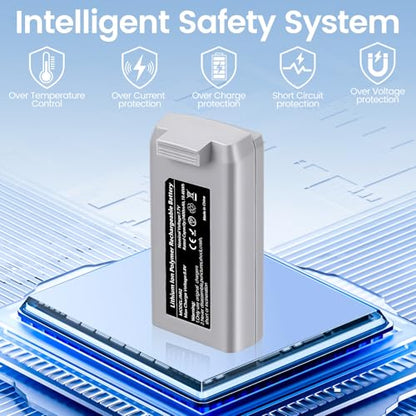 Mini 4K/2 Series Intelligent Flight Battery Rechargeable(2-Pack) 2400mAh 7.7V for 31 Mins Max Flight,Compatible with DJI Mini 2/2 SE/SE/4K - size: Battery*2