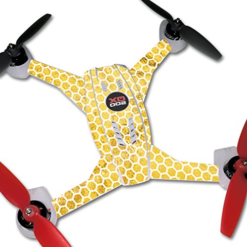 MightySkins Skin Compatible with Blade 200QX Quadcopter Drone wrap Cover Sticker Skins Honeycomb