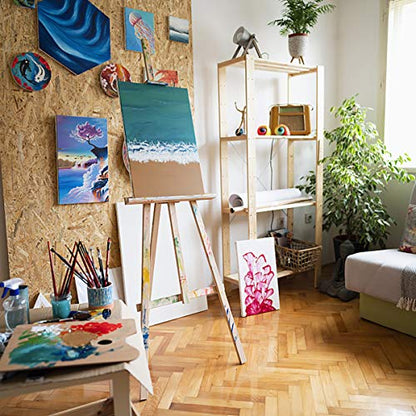 GOTIDEAL Stretched Canvas, 9x12 Inch Set of 8, Primed White - color: White, size: 9"x12"