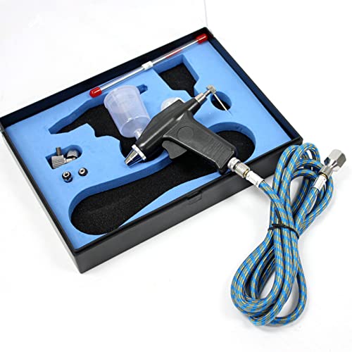 ARC-POWER Modern Dual Action Airbrush Kit Gravity Feed for Air Compressor Craft Paint Art