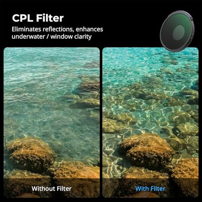 SmallRig 2-in-1 CPL/VND 3-5 Filter for DJI Osmo Action 6-5894 - style: 2-in-1 Filter: VND 3-5 / CPL