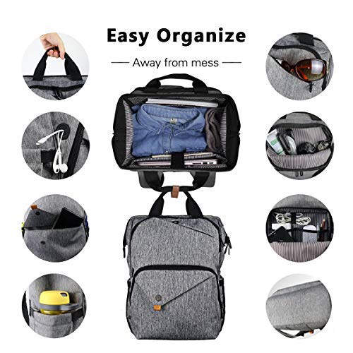 Hap Tim Laptop Backpack, Travel Backpack for Women,Work Backpack (7651-BG) - color: Blue Grey