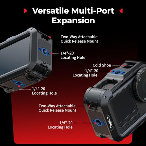 SmallRig Cage for DJI Osmo Action 6 (Advanced Edition) - 5887 - style: Advanced Cage