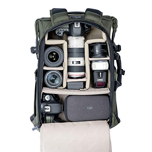 VANGUARD VEO SELECT45M GR Backpack/Shoulder Bag for DSLR Camera, Video Gear or Drone, Green - style: Veoselect45mgr Backpack, Green