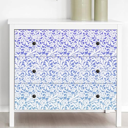 Stencils for Crafts Reusable Art Stencils for Painting 8"x4" - style: Floral