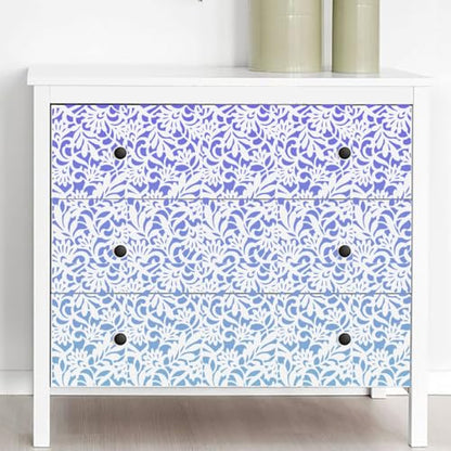 Stencils for Crafts Reusable Art Stencils for Painting 8"x4" - style: Floral