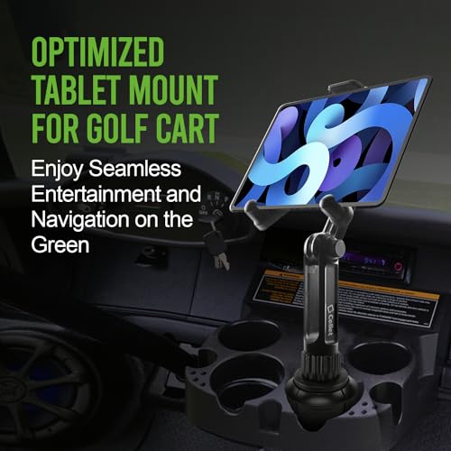 Cellet Cup Holder Tablet Mount, Car Cradle Holder Compatible for All iPad Pro, Air, Mini, Samsung Galaxy Tablet, Amazon Fire, Microsoft Surface - style: Tablet Holder Height - 13 in