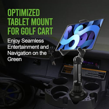 Cellet Cup Holder Tablet Mount, Car Cradle Holder Compatible for All iPad Pro, Air, Mini, Samsung Galaxy Tablet, Amazon Fire, Microsoft Surface - style: Tablet Holder Height - 13 in