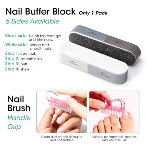 GELLEN Nail Cleanser Pads 50PCS with 10PCS Manicure Tools Kit - size: 50PCS with 10PCS Tools