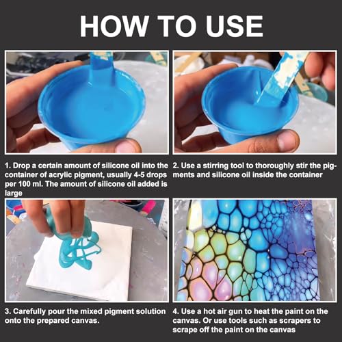 300g Silicone Pouring Oil, Add Texture Color Brightness Effect
