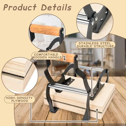 TOPOWN Linocut Printing Hand Lever Press Machine, Linocut Press Machine - color: Black