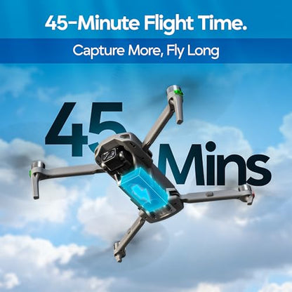 DCX Volo X EZ AI Drone - Drones with 4K Camera & 360° Obstacle Avoidance