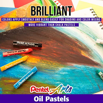 Pentel Arts Oil Pastels - 432 Piece Classroom Size Pack (PHN-12CP2) - size: 324 Count (Pack of 1)