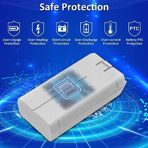 COOLSHOW 2-Pack 2400mAh Intelligent Flight Battery Rechargeable Compatible with DJI Mini 2/2 SE/SE/Mini 4K Drone,31 Mins Max Flight Time - size: 2 Batteries