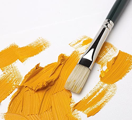 Winsor & Newton Winton Oil Brush, Long Handle, 3 pack, #3 - style: #3 - Short Handle