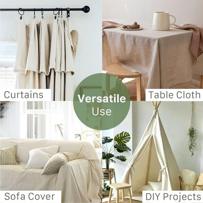 2Pk Recycled Cotton All Purpose Canvas Tarp Cover Painter Drop Cloth-4x5ft - size: Pack of 2 - 4x5