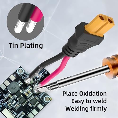 XT60 Female Pigtail 12AWG XT60 Female Connector 2pack - style: XT60 Female cable