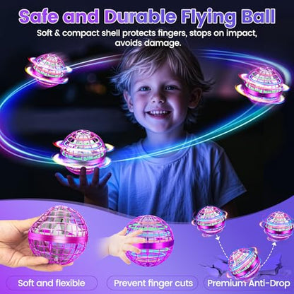 Flying Orb Ball Toy, 2026 Upgrade Hand Controlled Hover Ball - color: Bright Purple, size: 1 Pack