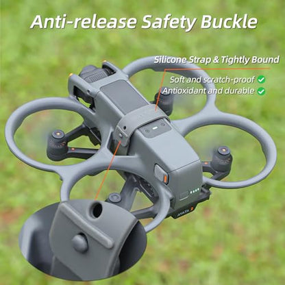 Avata 2 Landing Gear Foldable Quick Release Extension Leg for DJI Drone Accessories, Height Extension Leg (Grey) - color: Grey