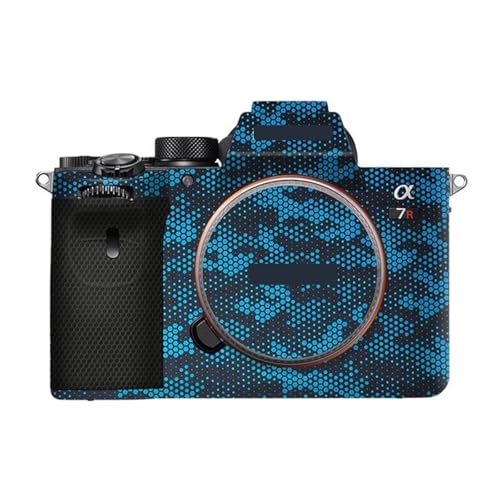 Camera Skin for Sony A7RIV A7R IV Anti-Scratch Vinyl Wrap Cartoon Film Body Protector Coat Photography Accessories Sticker(Mamba Blue) - color: Mamba Blue