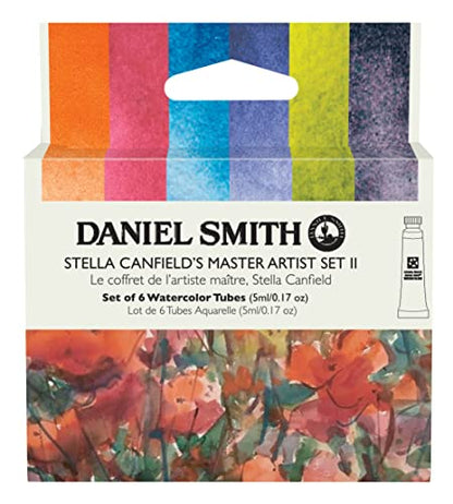 DANIEL SMITH Stella Canfield Master Artist Set II Set 6 Watercolor 5ml Tubes (total 6 pieces) 285610409