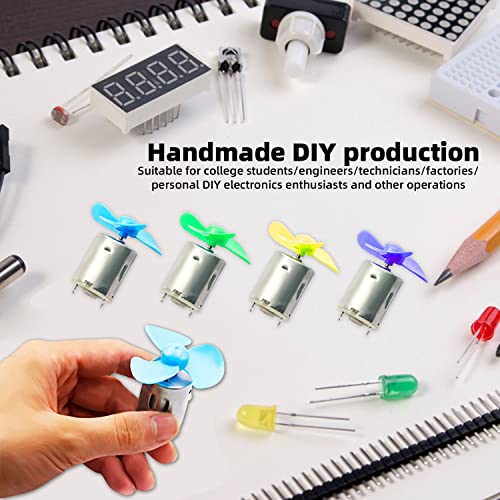8Pack DC Motor 3V-12V 280 Micro Motor for DIY Airplane RC Boat Toys