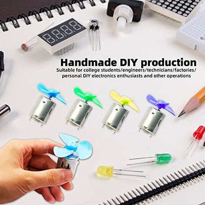 8Pack DC Motor 3V-12V 280 Micro Motor for DIY Airplane RC Boat Toys