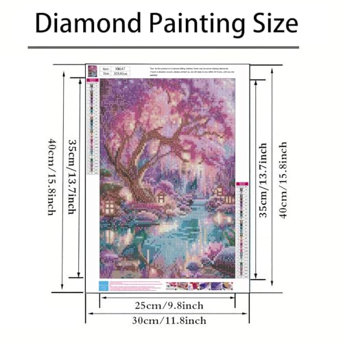 Diamond Paintings Kits for Adults,Glowing Dream Forest Diamond Arts Kits - color: KM647-1