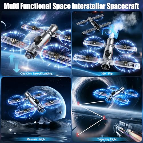 OBEST Drone with Camera, 4.3 Inch Screen Remote Control, Electric Adjustable Camera, App Control, Brushless Motor, Intelligent Barrier Protection, FPV Drones for Beginners
