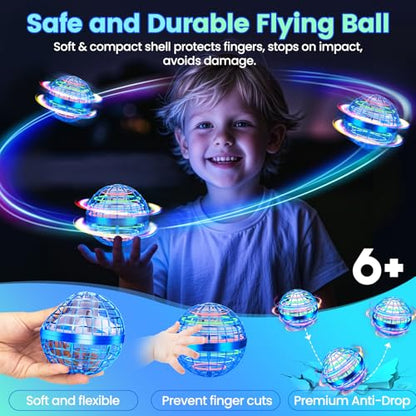 Flying Orb Ball Toy, 2026 Upgrade Hand Controlled Hover Ball - color: Bright Blue, size: 1 Pack