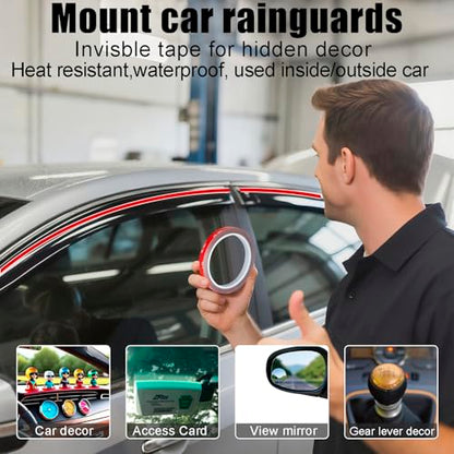 Clear Double Sided Nano Mounting Tape,0.4 inch *10 FT Two Sided Foam Tape