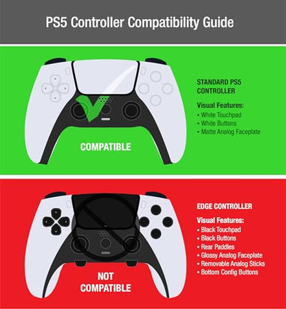 SensePro Controller Skin for PS5, Anti-Slip Grip, Blue - color: Blue