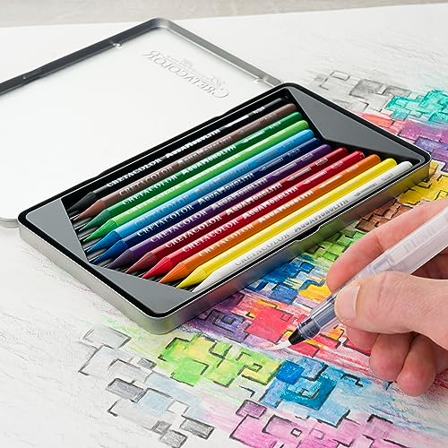 Cretacolor Aqua Monolith Watercolor Pencil Set, 12 Stk, Multicolor - style: Set of 12