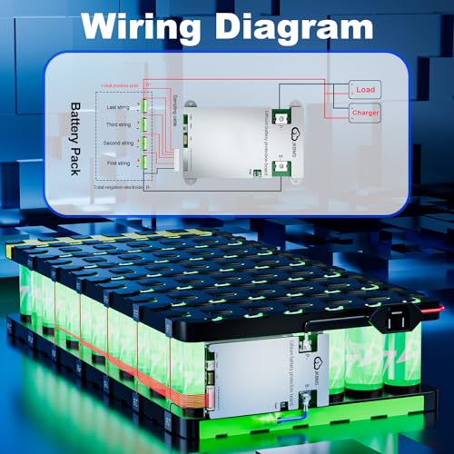 JKBMS JK-B1A8S10P 4S-8S 100A BMS Battery Management System, 1A Balance - size: JK-B1A8S10P