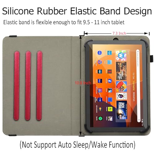 Universal 10 10.1 11 Inch Android Tablet Case Cover for 9.6-11 Inch Tablet - color: Rose