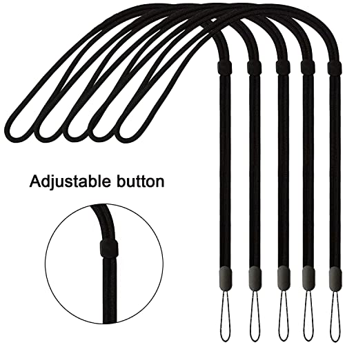Foshine Lanyards 5pcs Adjustable Length Neck Office Lanyard - color: 5 Black