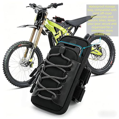 Frame Battery Bag for Ebike, Universal Storage Pouch for Electric Dirt Bike