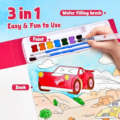 JoyCat Paint with Water Coloring Books for Toddlers (Transportation) - style: Transportation