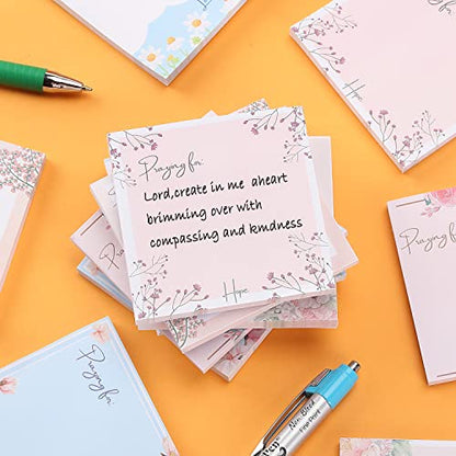 Mr. Pen- Floral Sticky Notes, 3"x3", 12 Pads, 700 Sheets, Colorful - color: Floral